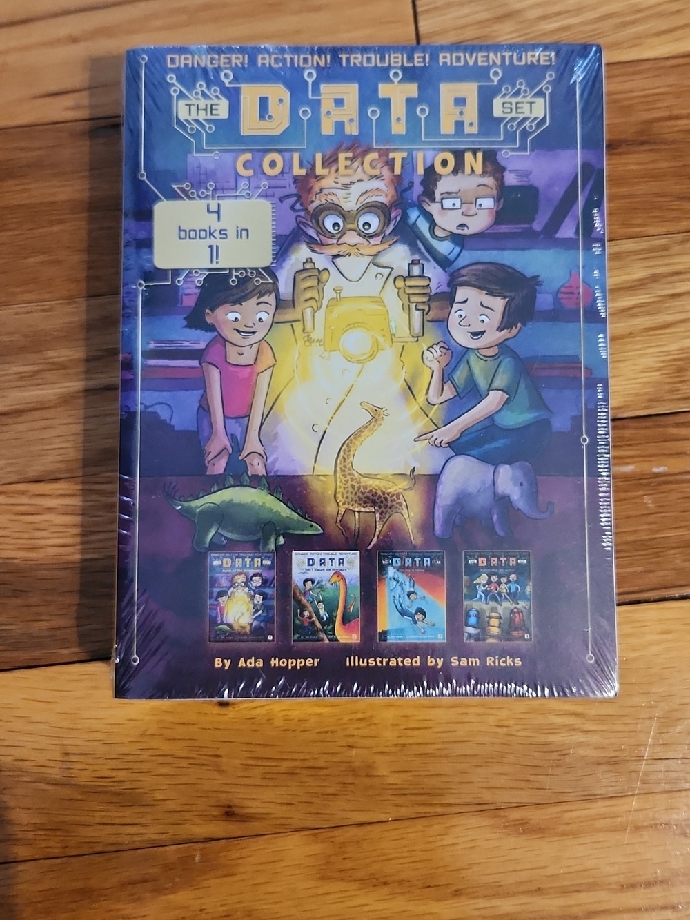 The DATA Collection Kids Book Set - 4 Books In One - Adventure & Action